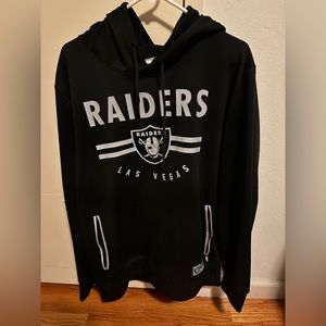 Raiders Black Hoodie Size Large